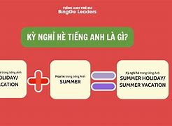 Nghỉ Hè Đọc Tiếng Anh Là Gì